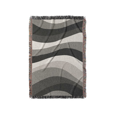 Sinuous Grey Monochrome in Small (37" x 52") Size