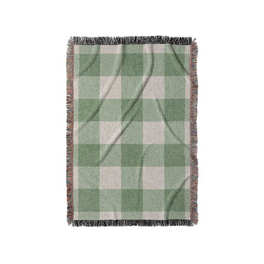 Buffalo Plaid Kelly Green in Small (37" x 52") Size