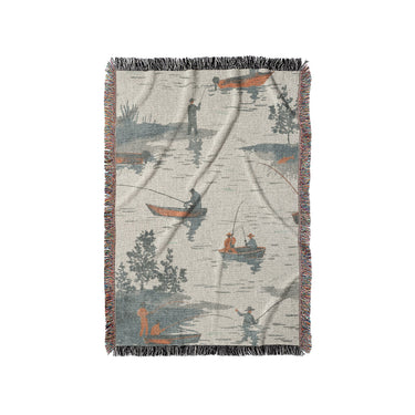 Gone Fishing in Small (37" x 52") Size