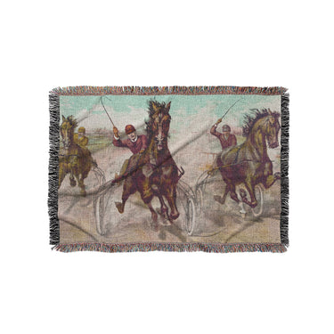 Thoroughbred Race for Blood in Small (37" x 52") Size