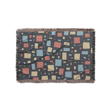 Geometric Confetti Twilight in Small (37" x 52") Size