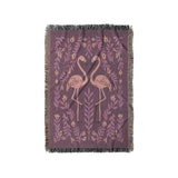 Flamingo Friends Purple in Small (37" x 52") Size