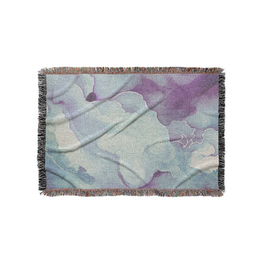 Zephyr Watercolor Blue & Purple in Small (37" x 52") Size