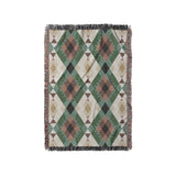 Spokane Sage Green & Taupe in Small (37" x 52") Size