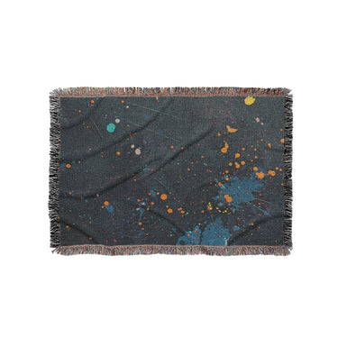 Jacob Navy & Orange in Small (37" x 52") Size