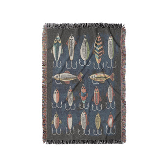 Fishing Lures in Small (37" x 52") Size