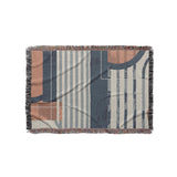 Gordian Navy & Orange in Small (37" x 52") Size