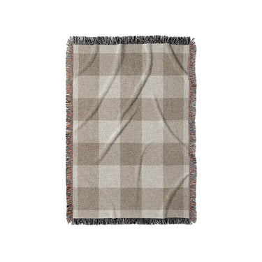 Buffalo Plaid Light Cedar Brown in Small (37" x 52") Size