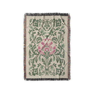 Beryl Green & Violet in Small (37" x 52") Size