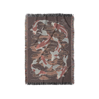 Koi Pond Brown in Small (37" x 52") Size