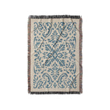 Floranna Ivory & Blue in Small (37" x 52") Size