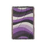 Sinuous Purple Monochrome in Small (37" x 52") Size