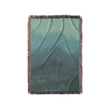 Kieran Watercolor Teal Ombre in Small (37" x 52") Size