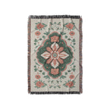 Meave Sage Green & Rose in Small (37" x 52") Size