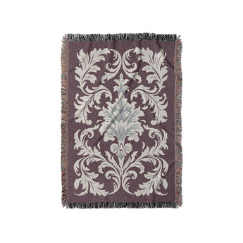 Aubrey Maroon & Light Blue in Small (37" x 52") Size