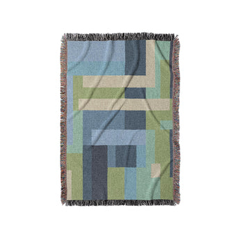 Henry Blue & Green in Small (37" x 52") Size