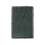 Keanu Watercolor Deep Teal Ombre in Small (37" x 52") Size