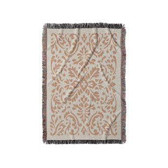 Floranna Ivory & Orange in Small (37" x 52") Size