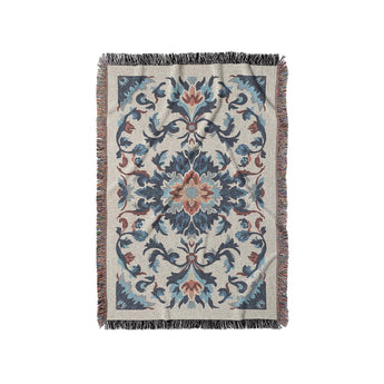Wilhemina Navy & Red in Small (37" x 52") Size