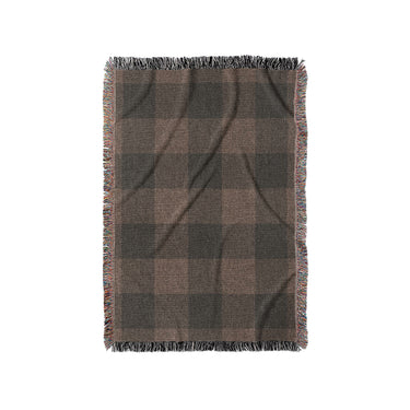 Buffalo Plaid Hickory Brown in Small (37" x 52") Size