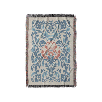 Beryl Blue & Red in Small (37" x 52") Size