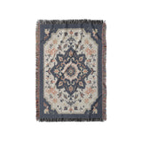 Louanne Navy & Orange in Small (37" x 52") Size