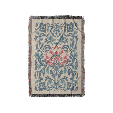 Beryl Blue & Red in Small (37" x 52") Size