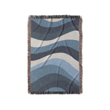 Sinuous Navy Monochrome in Small (37" x 52") Size
