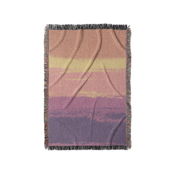 Imogen Watercolor Orange & Purple Ombre in Small (37" x 52") Size