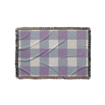 Buffalo Plaid Lilac in Small (37" x 52") Size