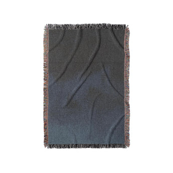 Keanu Watercolor Navy Blue Ombré in Small (37" x 52") Size