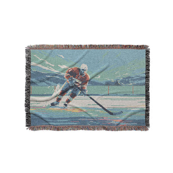8 Bit Pond Hockey in Small (37" x 52") Size
