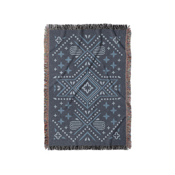 Durand Navy Blue in Small (37" x 52") Size