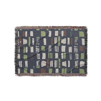 Milo Navy Lime & Terracotta in Small (37" x 52") Size