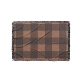 Buffalo Plaid Dark Cedar Brown in Small (37" x 52") Size