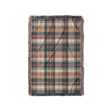 MacPherson Plaid Navy & Gold in Small (37" x 52") Size