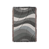 Sinuous Grey Monochrome in Small (37" x 52") Size