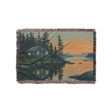 Adirondack Lakeside Cabin in Small (37" x 52") Size