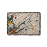 Jason Dark Teal & Orange in Small (37" x 52") Size