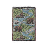 Bears Catching Salmon in Small (37" x 52") Size