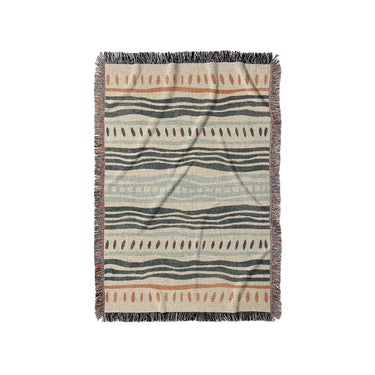 Delsin Blue & Orange in Small (37" x 52") Size