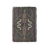 Ophidian Snakes Green & Orange in Small (37" x 52") Size