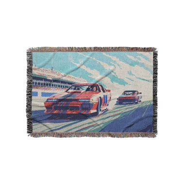 8 Bit Stock Cars in Small (37" x 52") Size