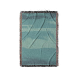 Jacinda Watercolor Teal Ombre in Small (37" x 52") Size