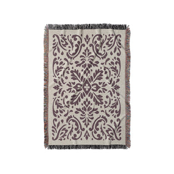 Floranna Ivory & Wine in Small (37" x 52") Size