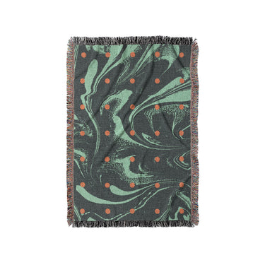 Acid Burn Teal & Orange in Small (37" x 52") Size