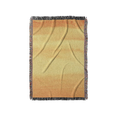 Jacinda Watercolor Fire Orange Ombre in Small (37" x 52") Size