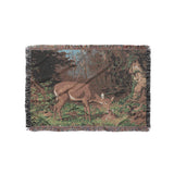 Deer and Fawn by Alfred Fitzwilliam in Small (37" x 52") Size