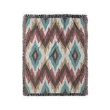 Dyani Sky & Umber in Medium (50" x 60") Size