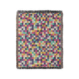 Pixel Mosaic Multicolor Midtone in Medium (50" x 60") Size